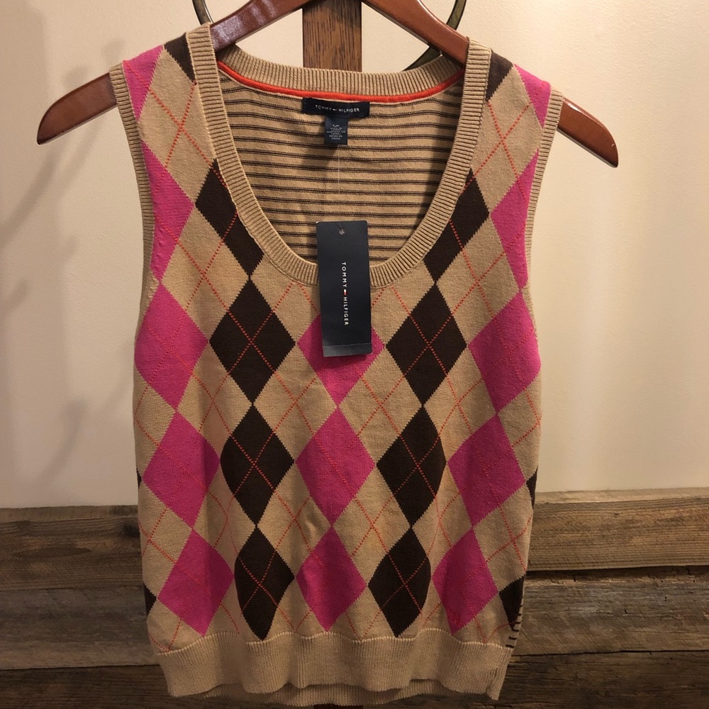 Womens Tommy Hilfiger Sweater Vest NEW